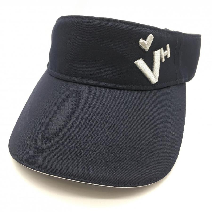 VIVA HEART ウェア、パンツ、サンバイザー、キャップ4点セット VIVA HEART（ビバハート） サンバイザー ネイビー×シルバー 立体ロゴ