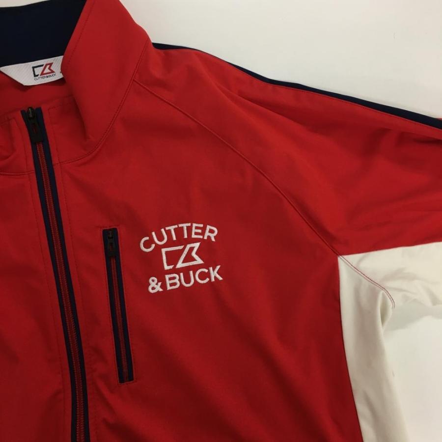 CUTTER&BUCK（カッターアンドバック） ジャケットブルゾン レッド×白