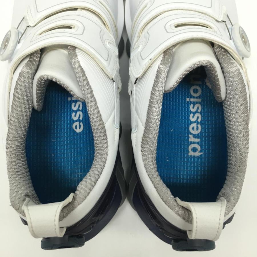 美品】フットジョイ ゴルフシューズ 白×ネイビー 55519J ツアー