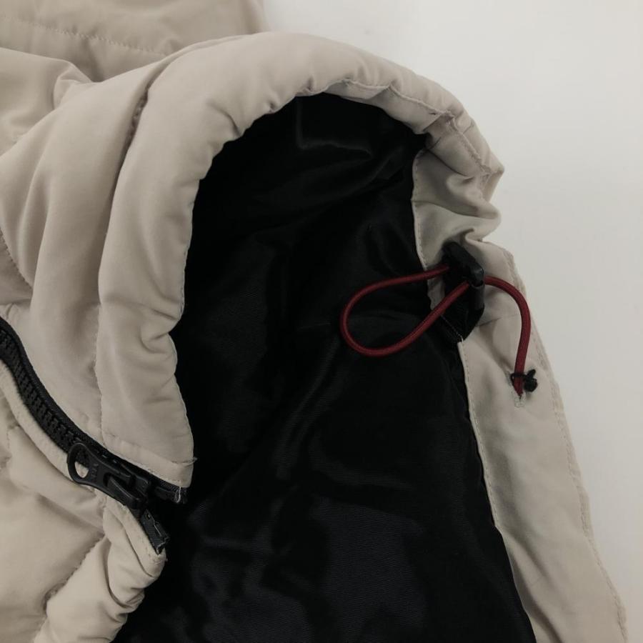 ブリーフィング ダウンベスト ベージュ×黒 温度調節 バッテリー付