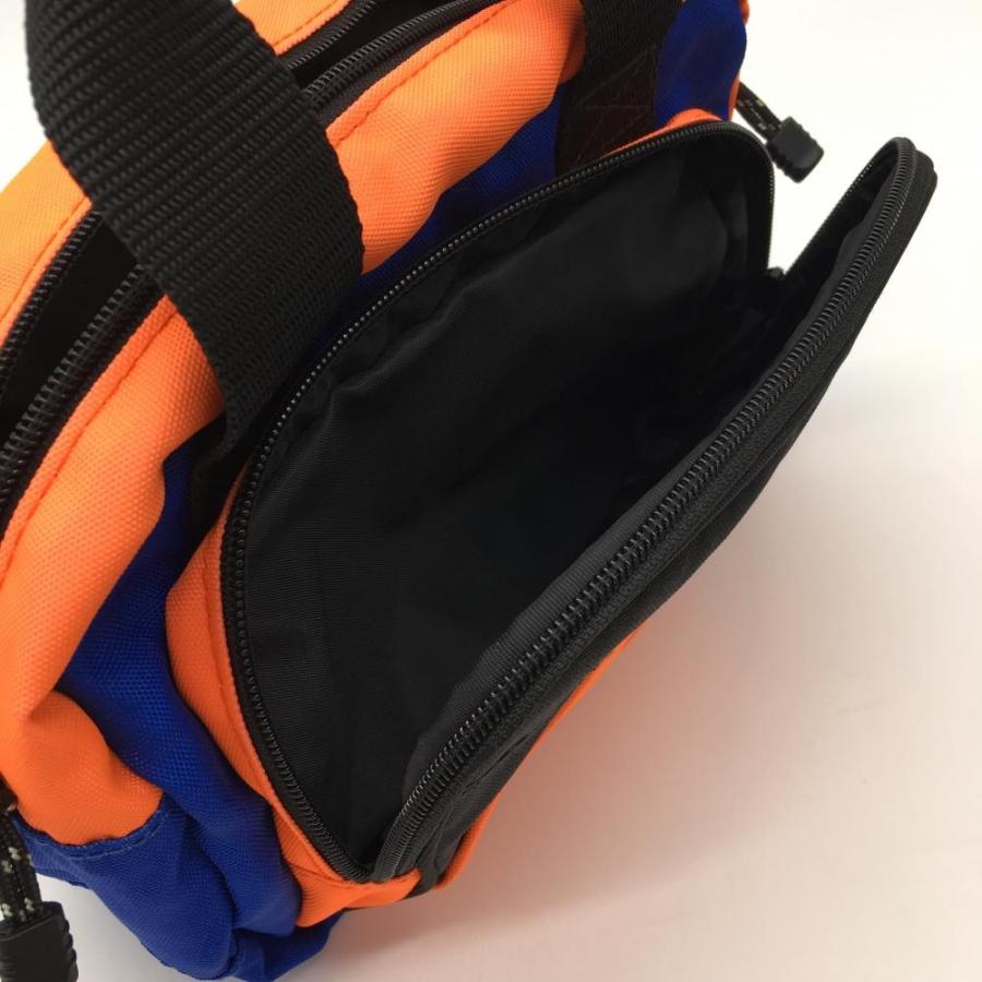 new balance ゴルフバッグ 黒とオレンジ 超美品】ニューバランスゴルフ カートバッグ オレンジ×ブルー
