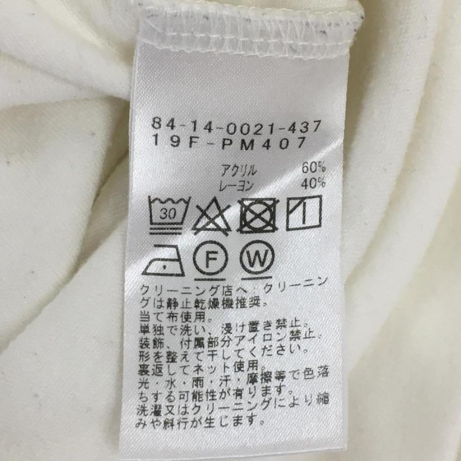 BEAMS（ビームス） ビームスゴルフ 長袖ハイネックシャツ 白 ロゴ