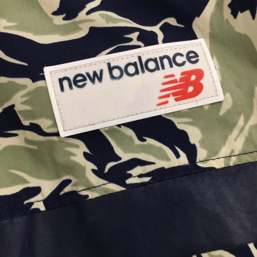 ニューバランス ジップパーカー ネイビー×カーキ 総柄 裏メッシュ ウィンドジャケット  メンズ LARGE ゴルフウェア New Balance｜reonard｜03