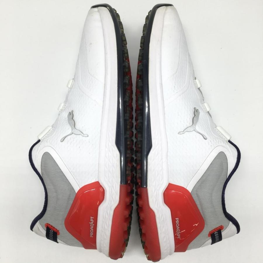 PUMA（プーマ） 【美品】プーマ ゴルフシューズ 白×ネイビー 377526-03