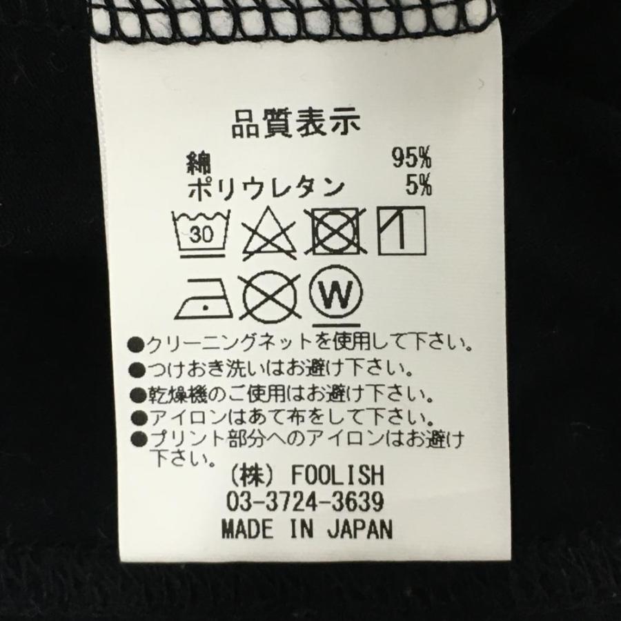 ラフアンドスウェル rough&swell スキッパーシャツ ブラック Mサイズ 美品】ラフアンドスウェル 半袖スキッパーシャツ 黒×白 ロゴプリント
