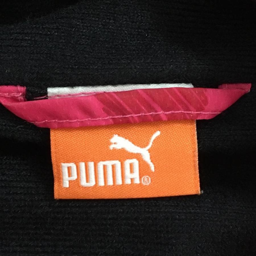 PUMA プーマ ジップパーカー ピンク×レッド 星柄 ドット