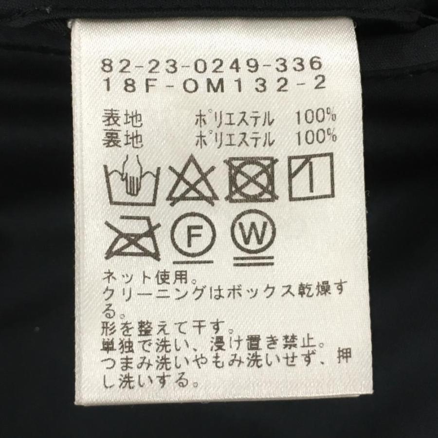 ビームスゴルフ　ウェア　ネイビー　サイズM BEAMS ビームスゴルフ 半袖シャツ ネイビー×レッド フラッグ柄 ロゴ