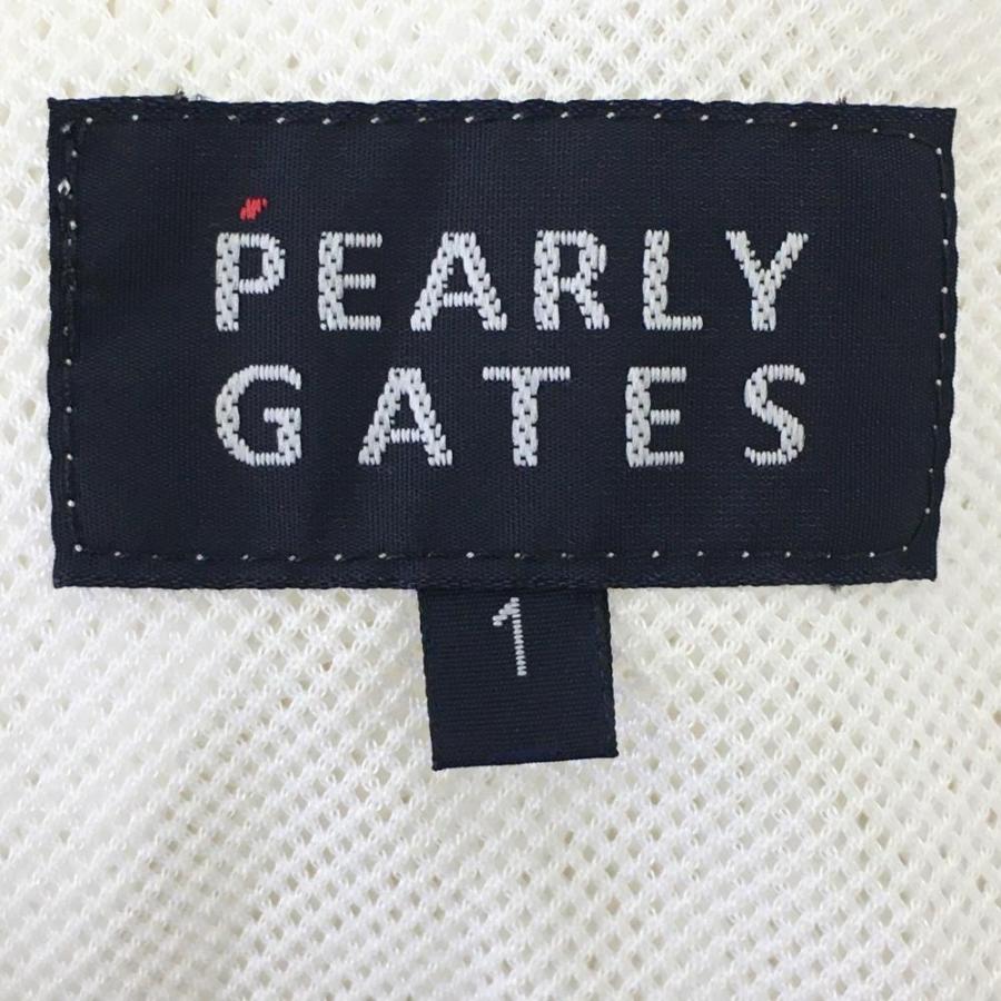PEARLY GATES（パーリーゲイツ） ニットジャケット 白 透かし編み