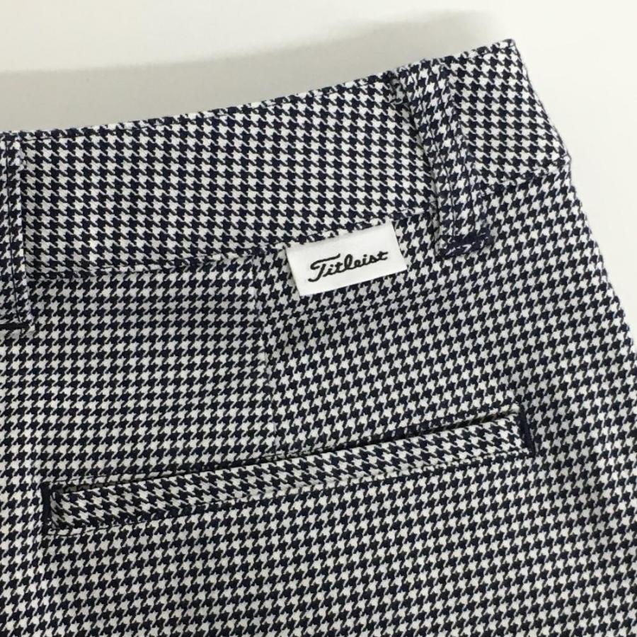 Titleist（タイトリスト） スカート ネイビー×白 千鳥格子 ストレッチ