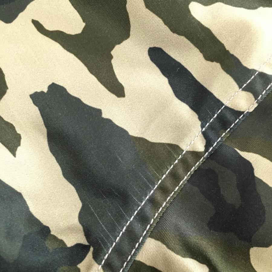 バーディーハント パンツ カーキ×ベージュ カモフラ 迷彩 スカル