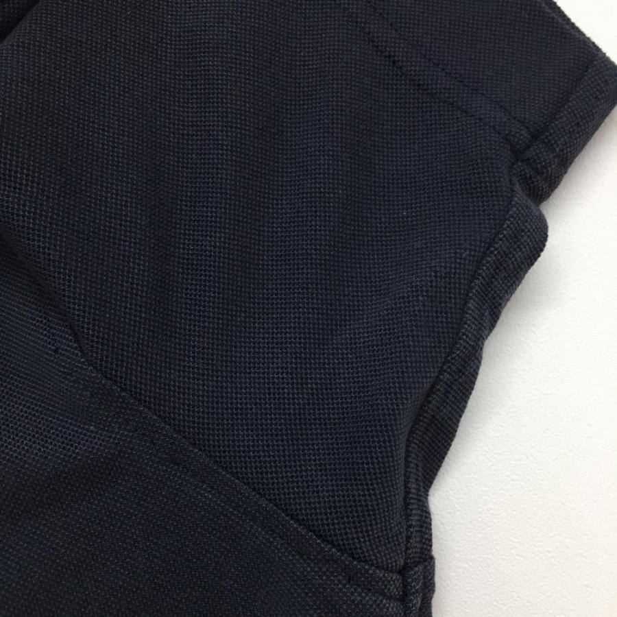 マスターバニー 半袖ポロシャツ ダークネイビー×白 10周年 バックロゴ