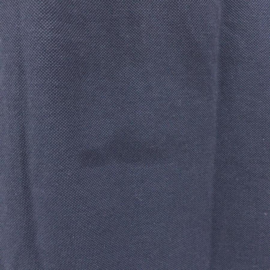 マスターバニー 半袖ポロシャツ ダークネイビー×白 10周年 バックロゴ