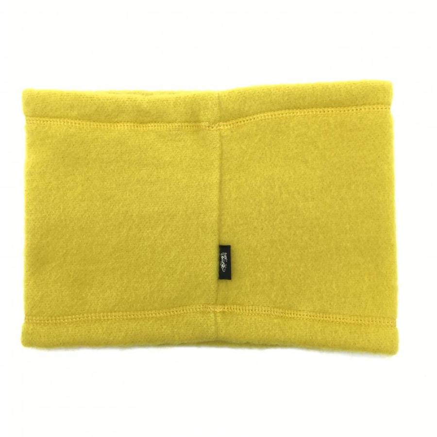 ダンスウィズドラゴン ネックウォーマー 超美品】ダンスウィズドラゴン ネックウォーマー イエロー ロゴ