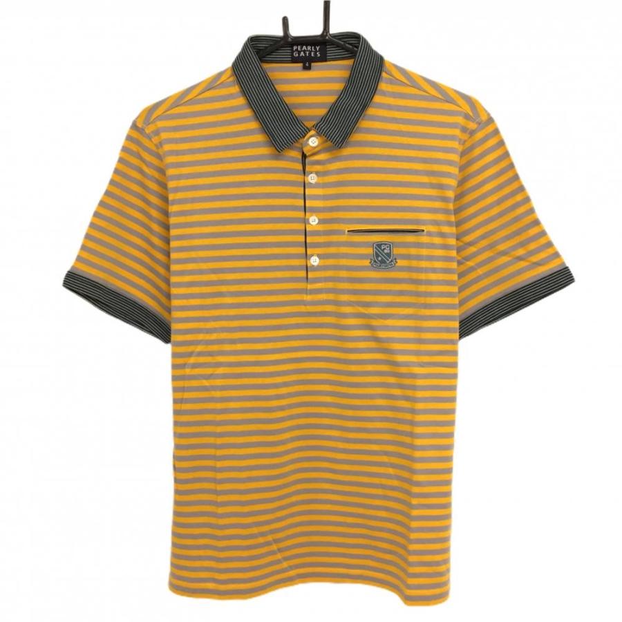 美品 PEARLY GATES ポロシャツ ゴルフウエア メンズ ボーダー 【公式通販】