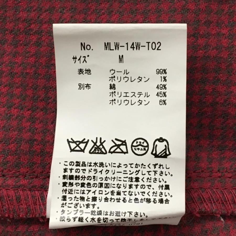 MARK&LONA - 【超美品】マークアンドロナ 遊撃手ズボン下 さくら色×薄墨色 読み合わせる 複数形衣嚢 毛糸混 レディース M ゴルフ御召しもの MARK＆LONA