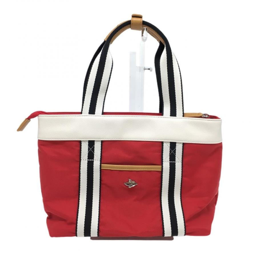 超美品】パーリーゲイツ カートバッグ レッド×白 ショルダーストラップ