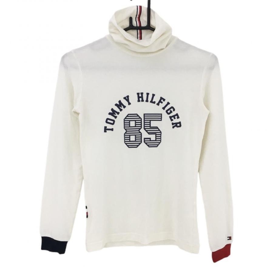  HILFINGER GOLF 長袖シャツ 白　紺色 TOMMY HILFIGER GOLF（トミー ヒルフィガー ゴルフ） トミー