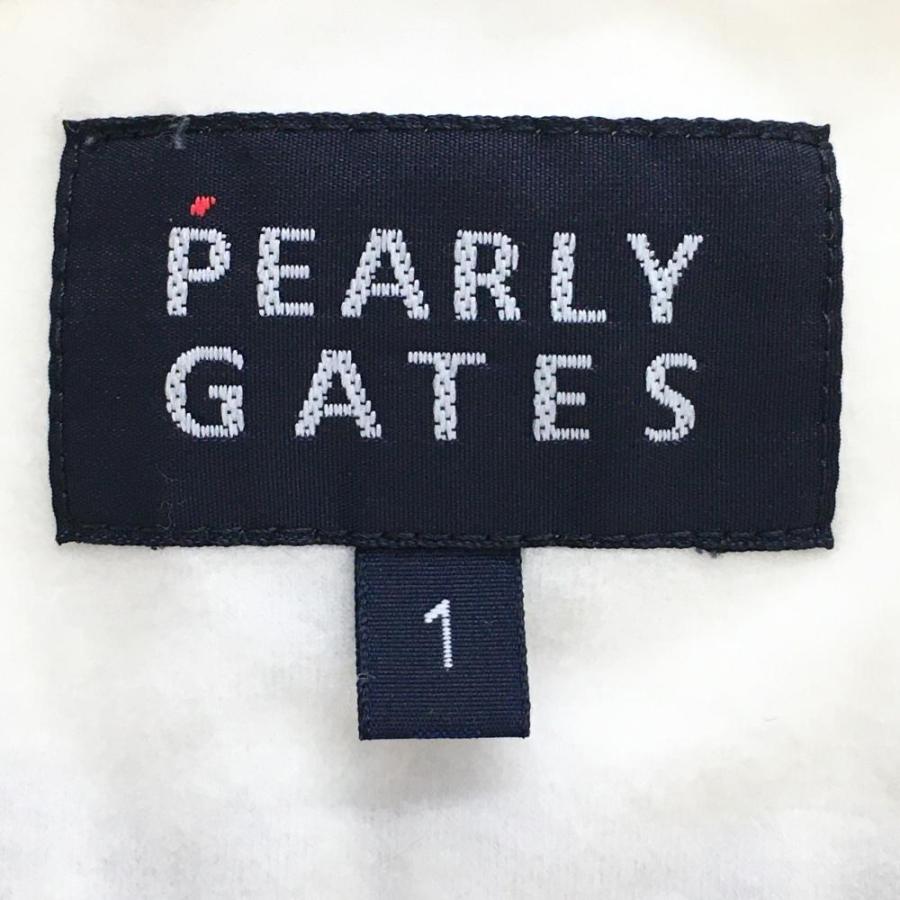 PEARLY GATES パーリーゲイツ 長袖ハイネックシャツ 白 微起毛