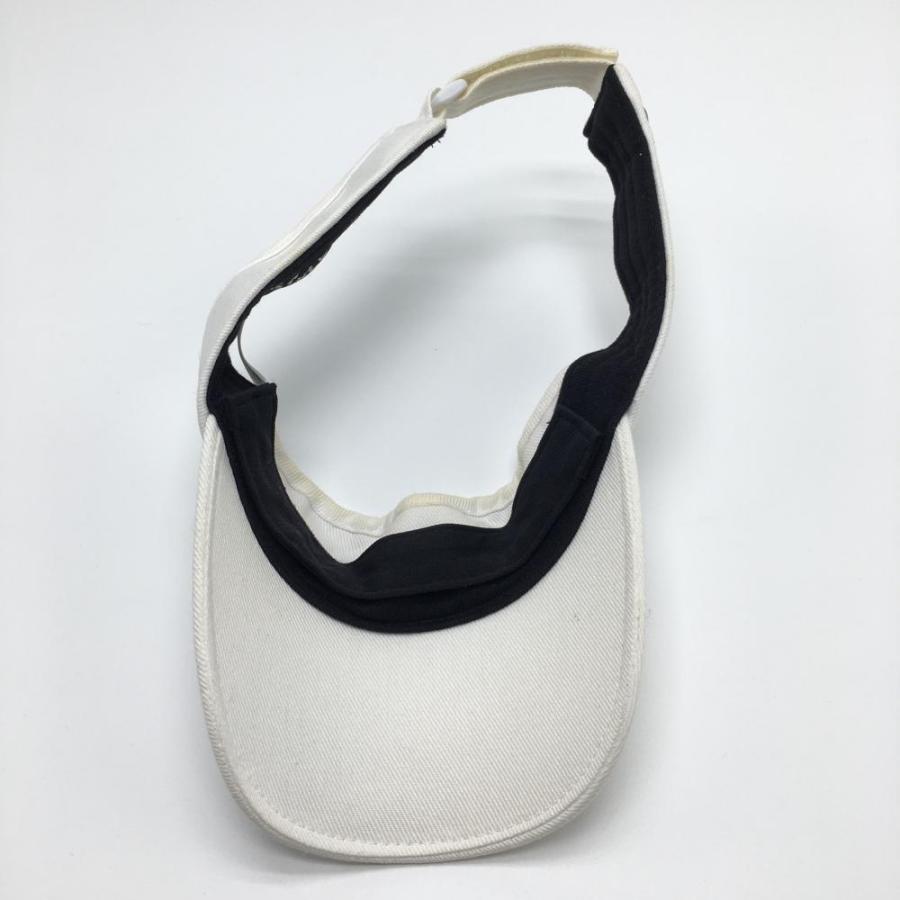 PEARLY GATES バイザー ホワイト×ネイビー ゴルフ パーリーゲイツ サンバイザー 白×ネイビー 立体ロゴ刺しゅう FR ゴルフ