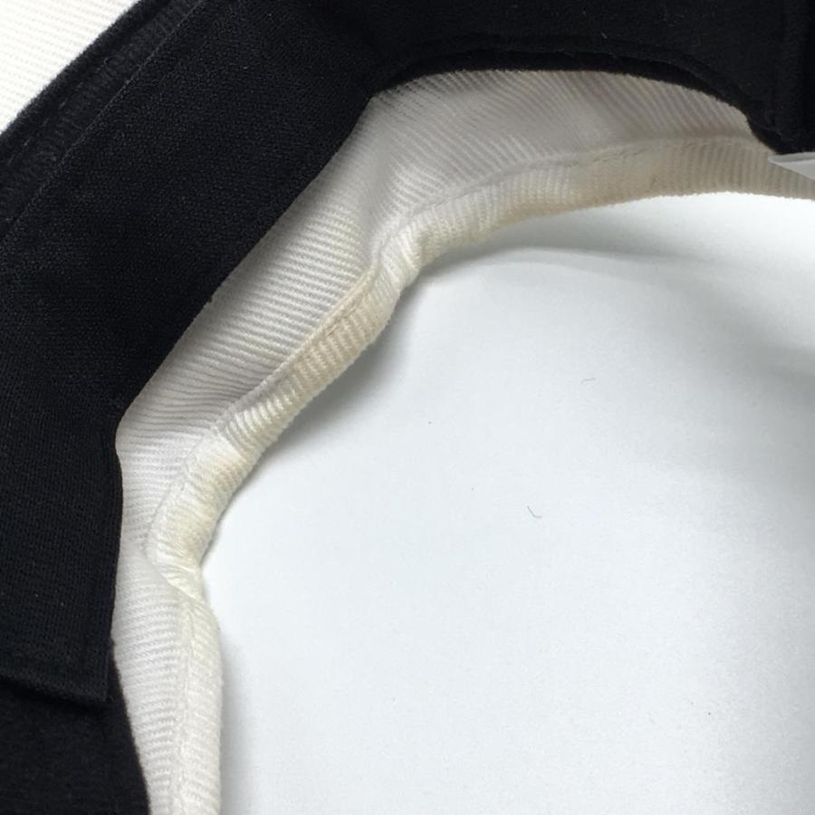 パーリーゲイツ サンバイザー 白×ネイビー 立体ロゴ刺しゅう FR ゴルフ