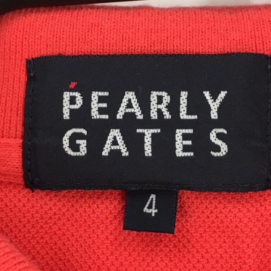 PEARLY GATES（パーリーゲイツ） 半袖ポロシャツ レッド フライング