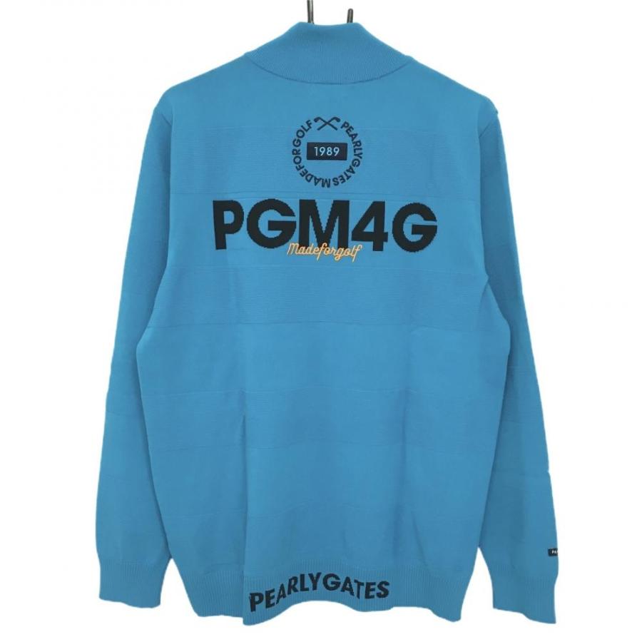 PEARLY GATES パーリーゲイツ ニットジャケット ライトブルー PEARLY GATES パーリーゲイツ ニットジャケット ライトブルー