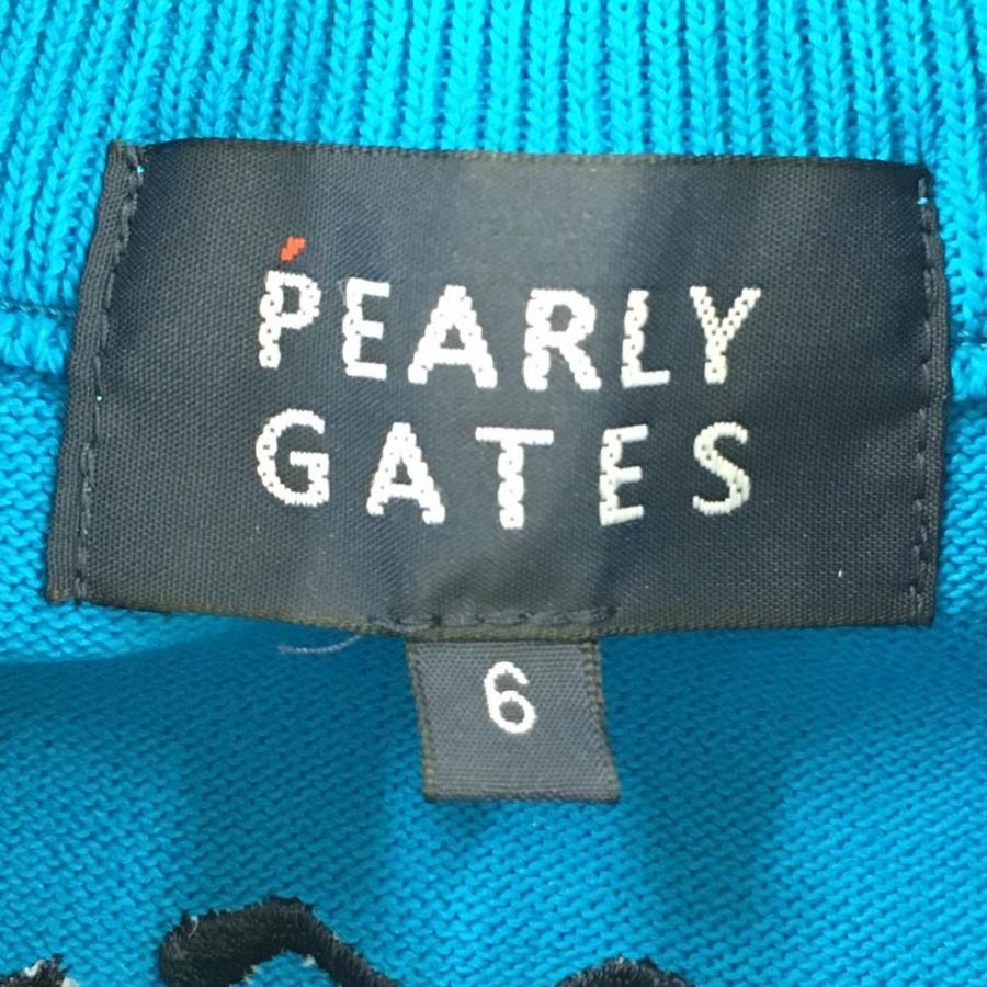 PEARLY GATES パーリーゲイツ ニットジャケット ライトブルー PEARLY GATES パーリーゲイツ ニットジャケット ライトブルー