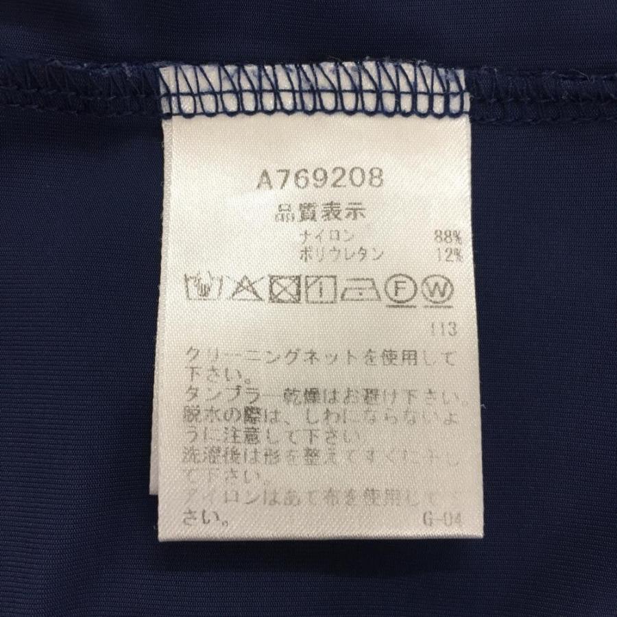 archivio（アルチビオ） 半袖ハイネックシャツ ネイビー×レッド