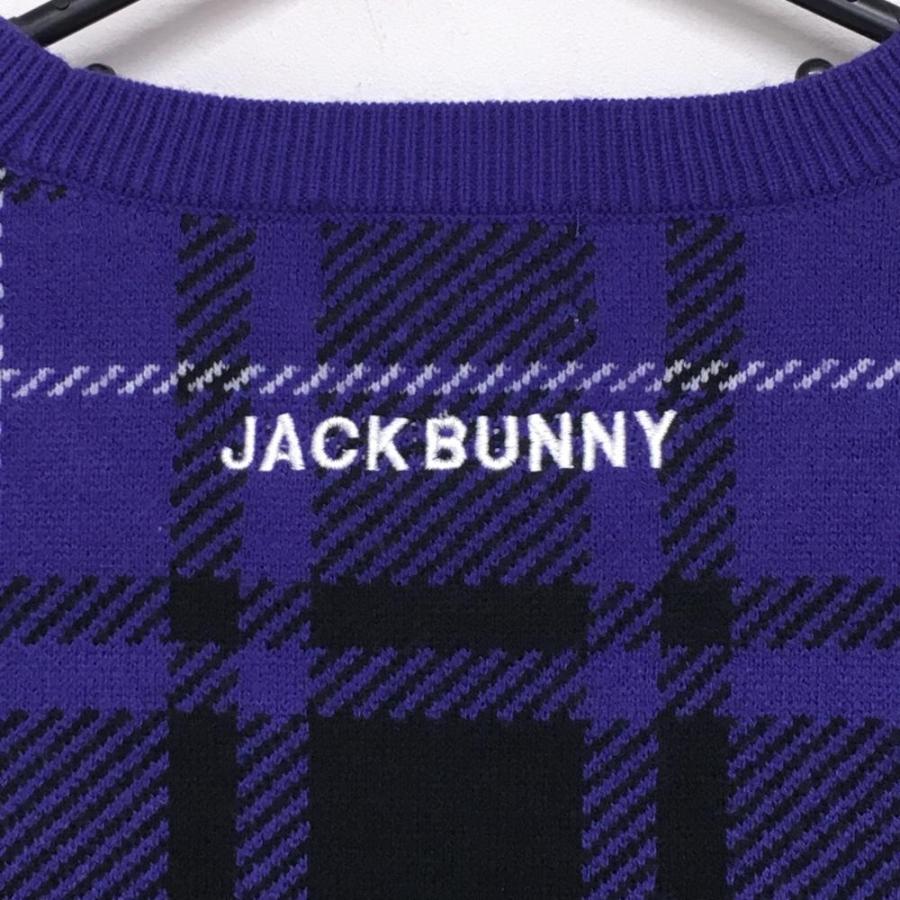 Jack Bunny!! ジャックバニー×ドラえもん セーター パープル×黒 Jack Bunny!! ジャックバニー×ドラえもん セーター パープル×黒