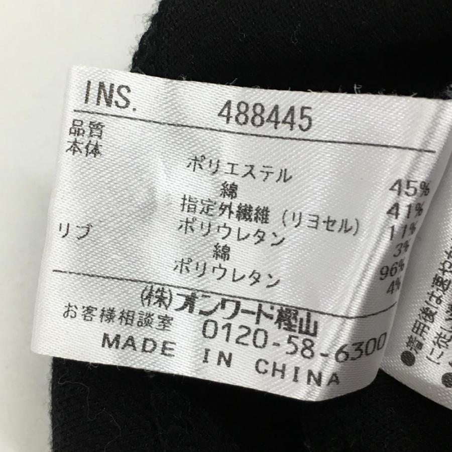 23区GOLF 23区スポーツ 半袖ポロシャツ 黒×白 刺しゅう レディース I(M