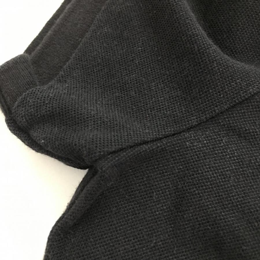 23区GOLF 23区スポーツ 半袖ポロシャツ 黒×白 刺しゅう レディース I(M
