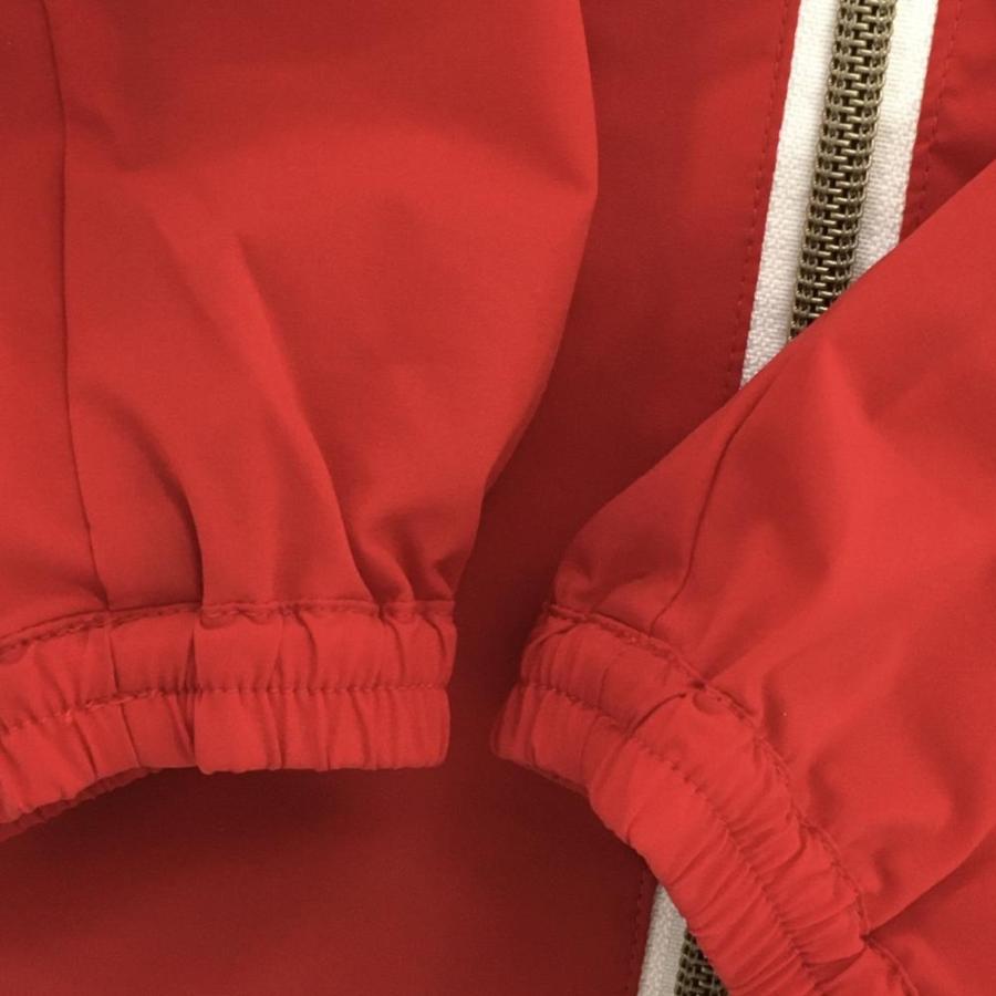 Munsingwear マンシングウェア ジャケット レッド×白 ロゴ刺しゅう