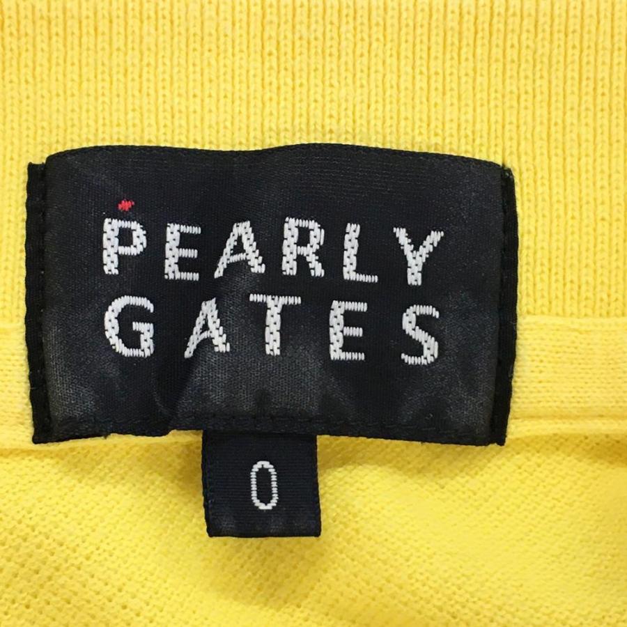 PEARLY GATES（パーリーゲイツ） 半袖ポロシャツ イエロー コットン100