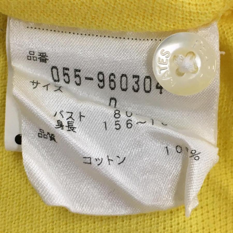 PEARLY GATES（パーリーゲイツ） 半袖ポロシャツ イエロー コットン100