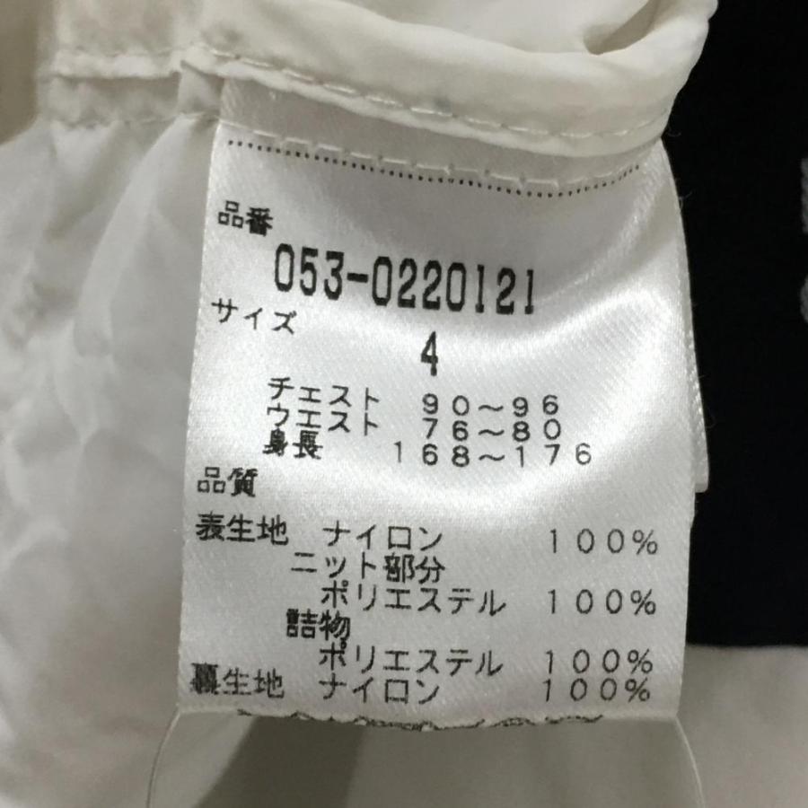 美品】パーリーゲイツ 中綿異素材ジャケット 白 袖ニット 美品】パーリーゲイツ 中綿異素材ジャケット 白 袖ニット