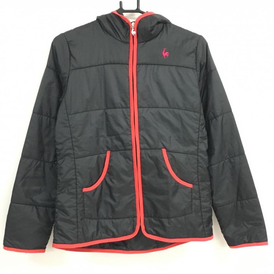 ルコック　異素材　切替　ダウンジャケット　フード　パーカー　ゴルフ　デサント　L ルコック 異素材 切替 ダウンジャケット フード パーカー ゴルフ