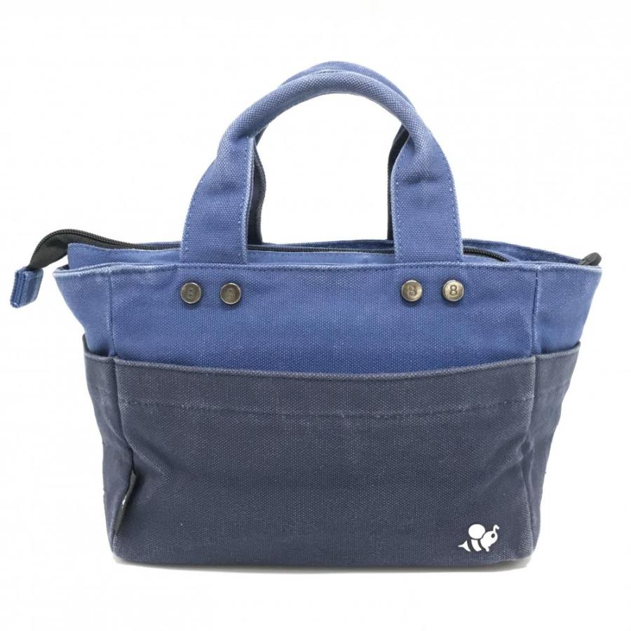 ハチヤーズ カートバッグ ネイビー×ブルー 内外ポケットゴルフ