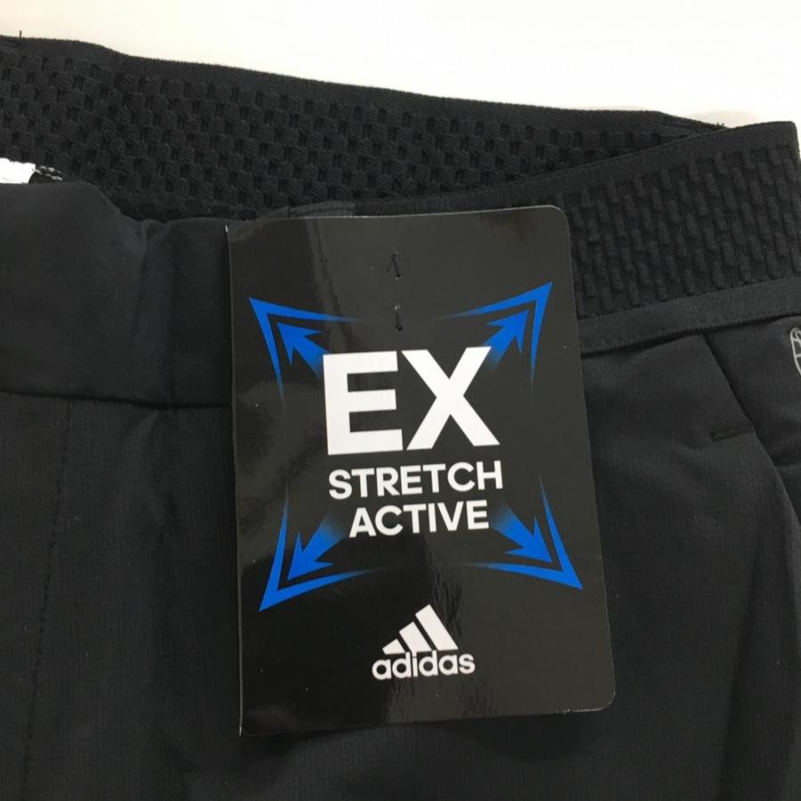 adidas（アディダス） 【新品】アディダス ストレッチパンツ 黒×ブルー