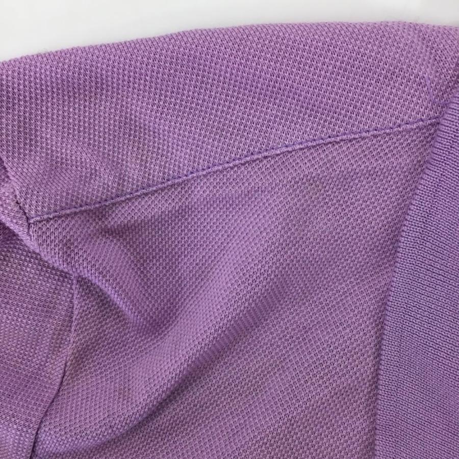 LANVIN（ランバン） ランバンゴルフ 半袖ポロシャツ パープル シンプル