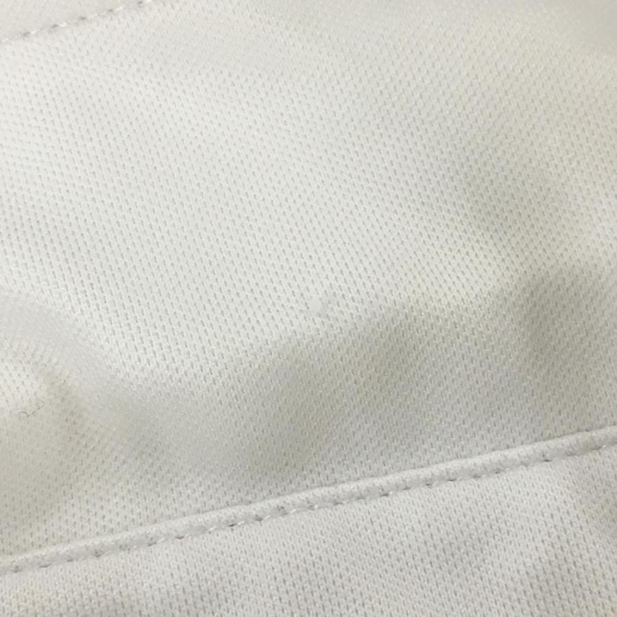 UNDER ARMOUR（アンダーアーマー） 半袖ポロシャツ 白×黒 ロゴ刺しゅう