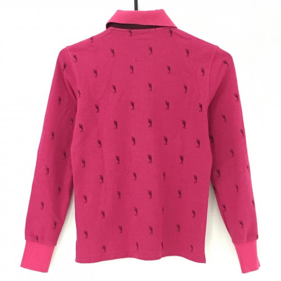 MARK&LONAマークアンドロナスカル カモフラポロシャツ ピンクレディースS MARK&LONAマークアンドロナスカル カモフラポロシャツ ピンク