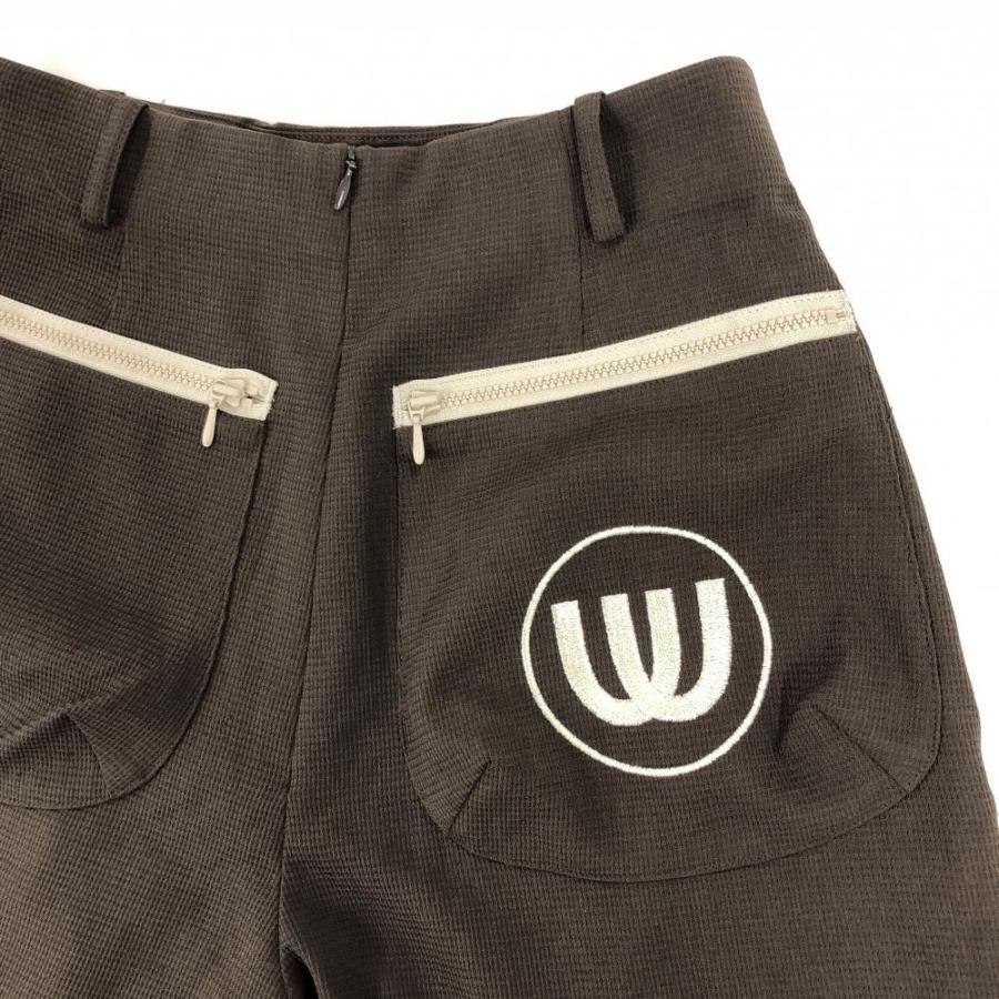 M・U SPORTS 【美品】MUスポーツ キュロットスカート ブラウン 織生地