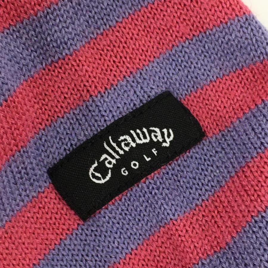 Callaway（キャロウェイ） タートルネックセーター ピンク×グレー