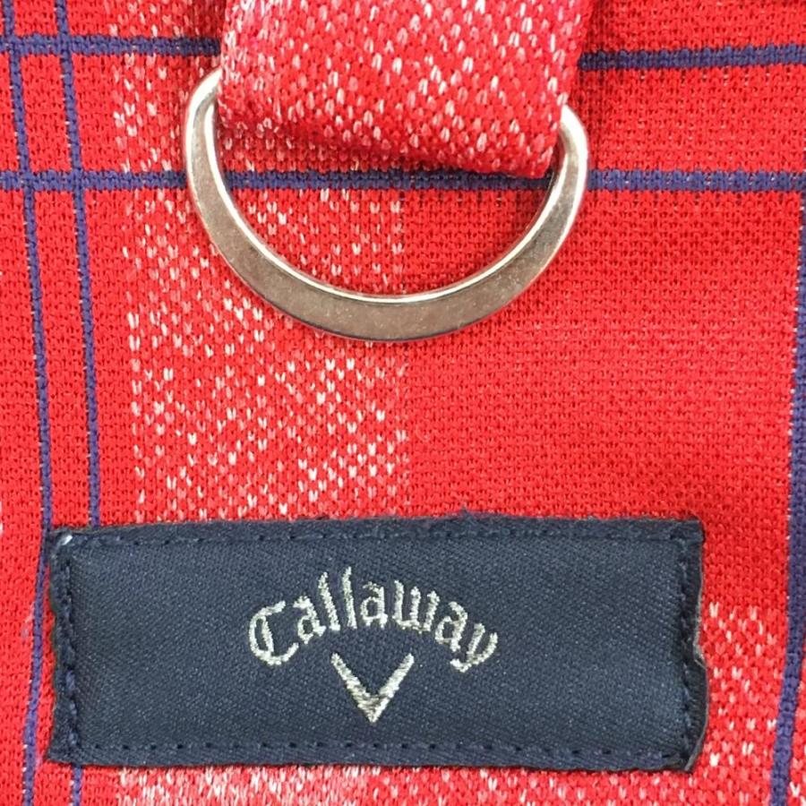 Callaway（キャロウェイ） スカート レッド×白 チェック 一部フェイク