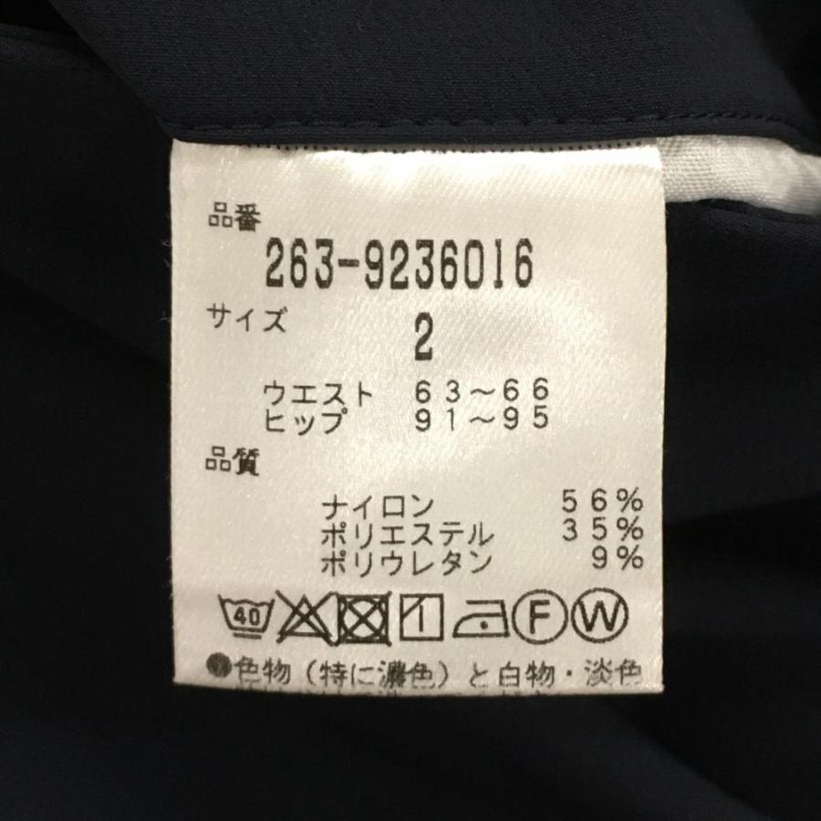 ジャックバニー パンツ ネイビー 裏微起毛 無地 レディース 2(L