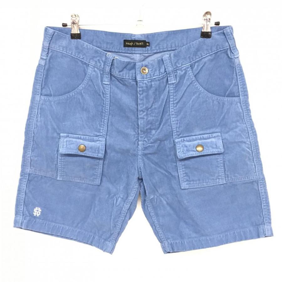 ラフアンドスウェル ハーフパンツ ライトブルー コーデュロイ 複数  