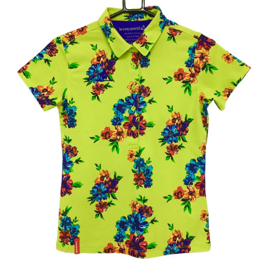 le coq sportif 花柄 ゴルフシャツ M 新品未使用タグ付き le coq sportif（ルコックスポルティフ） ルコック 半袖ポロシャツ