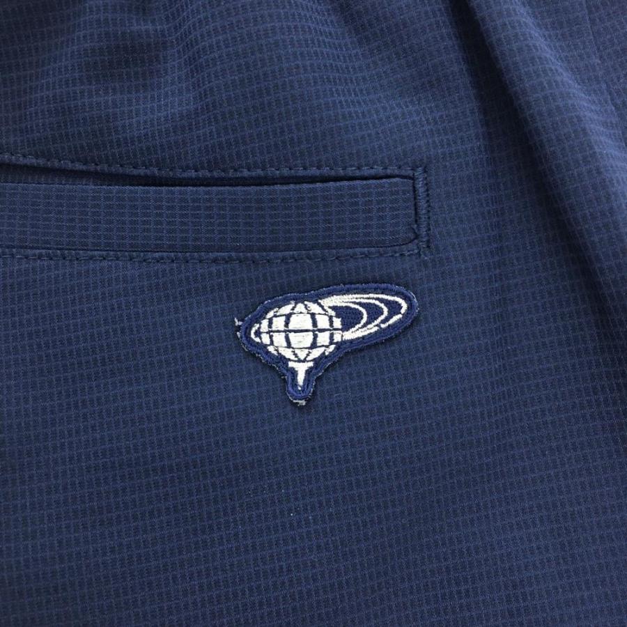 BEAMS（ビームス） ビームスゴルフ パンツ ネイビー 格子織生地 薄手