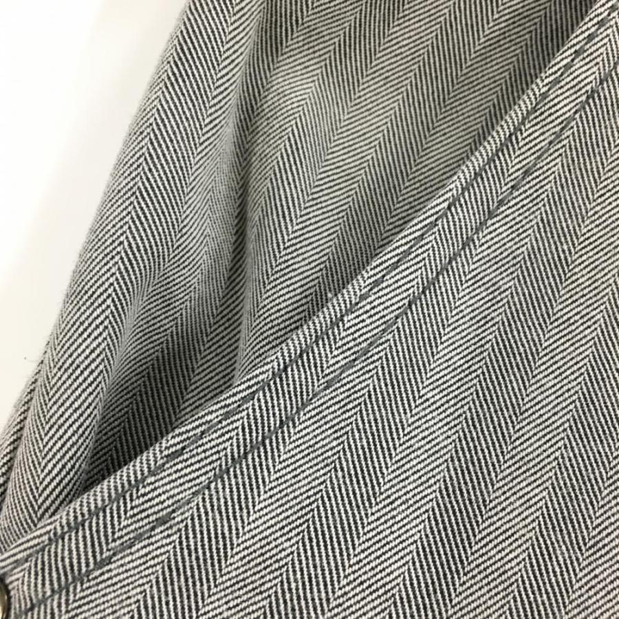 EDWIN（エドウィン） パンツ 黒×白 ヘリンボーン柄 裏起毛 メンズ S