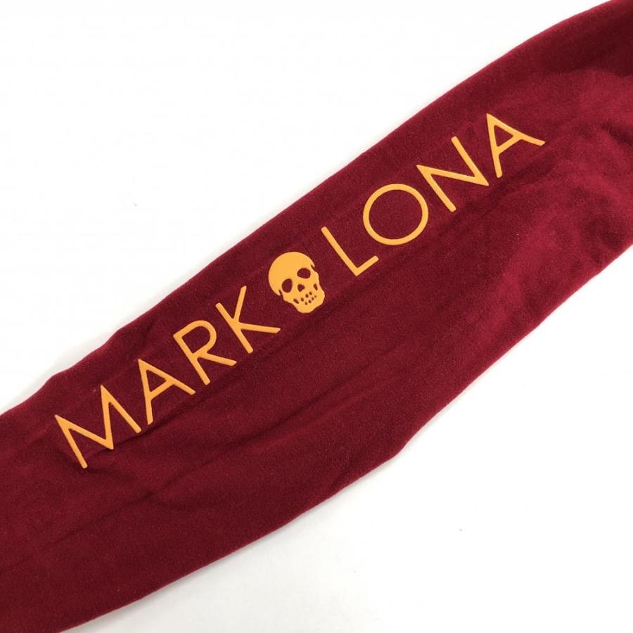 MARK&LONA マークアンドロナ 長袖ポロシャツ オレンジ系×レッド MARK&LONA マークアンドロナ 長袖ポロシャツ オレンジ系×レッド